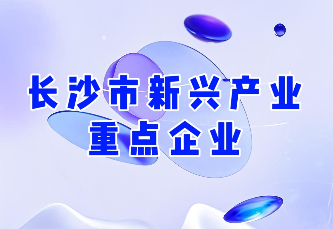 入选首批长沙市新兴产业重点企业